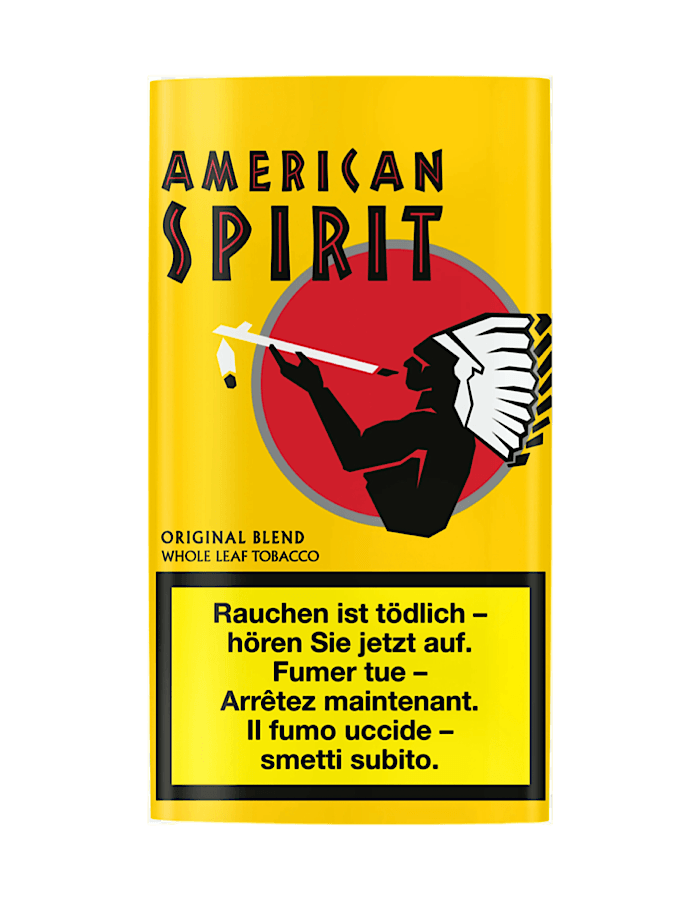 American Spirit Gelb Tabakbeutel