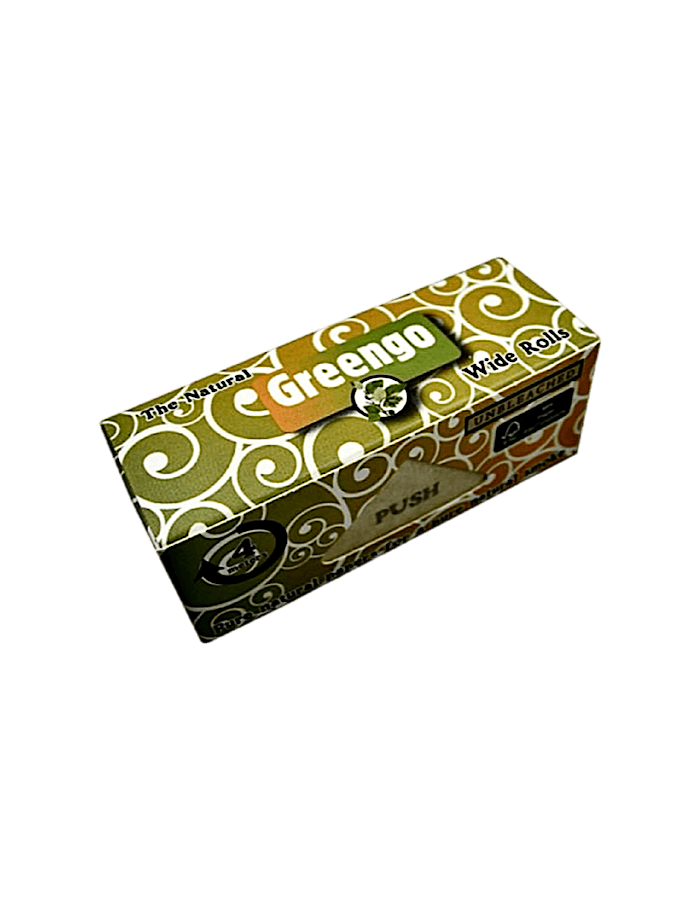 Greengo Rolls King Size – ungebleichtes, umweltfreundliches Drehpapier auf Rolle, 100 % recycelt