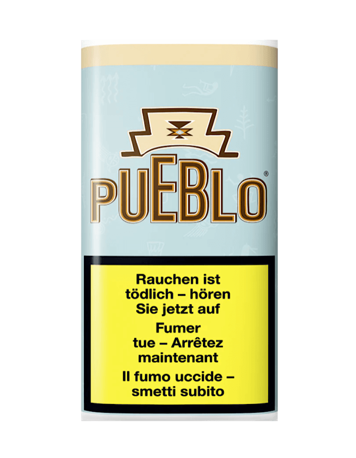 Pueblo Blau Tabakbeutel