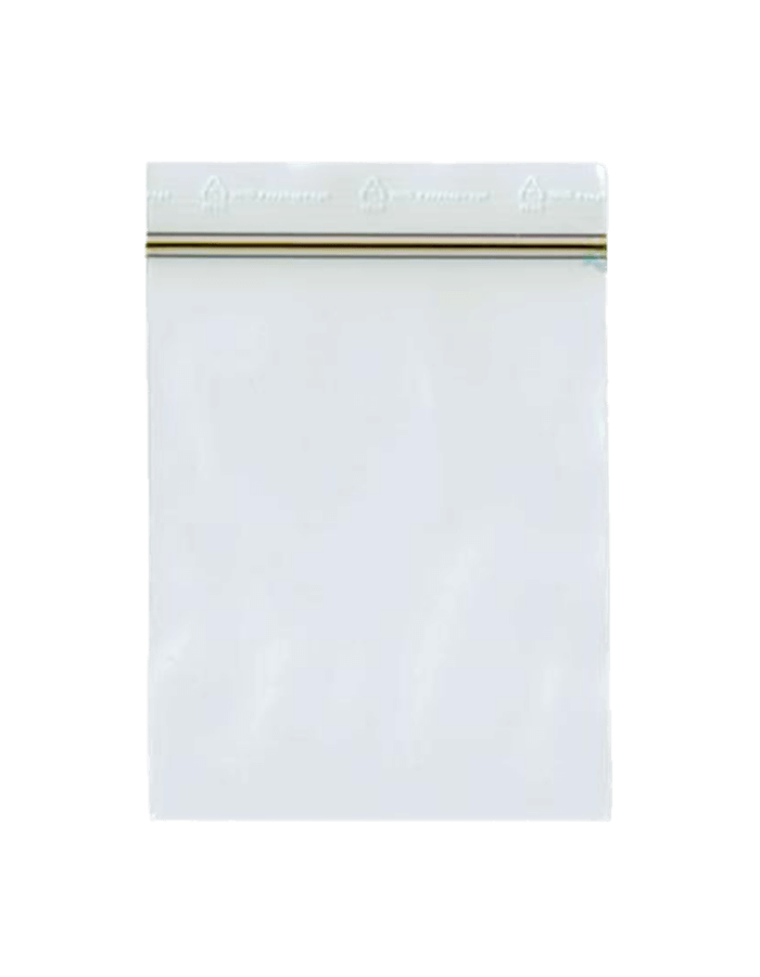 TopGrip Druckverschlussbeutel 75×90 mm – 100 transparente Beutel mit Zip-Verschluss