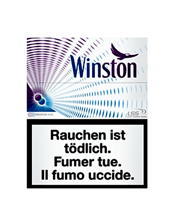 Winston Expression Duo Zigaretten Big Pack – 26 Stück mit Aromakapsel im Filter für wählbaren Geschmack
