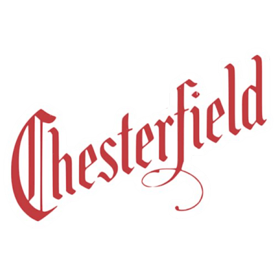 Chesterfield Logo – Markenlogo der klassischen Zigarettenmarke mit amerikanischem Stil