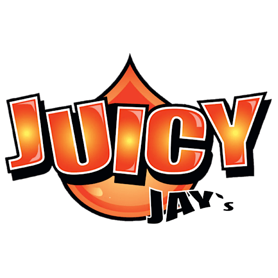 Juicy Logo – Markenlogo für aromatisiertes Drehpapier, Blunts und Rolls