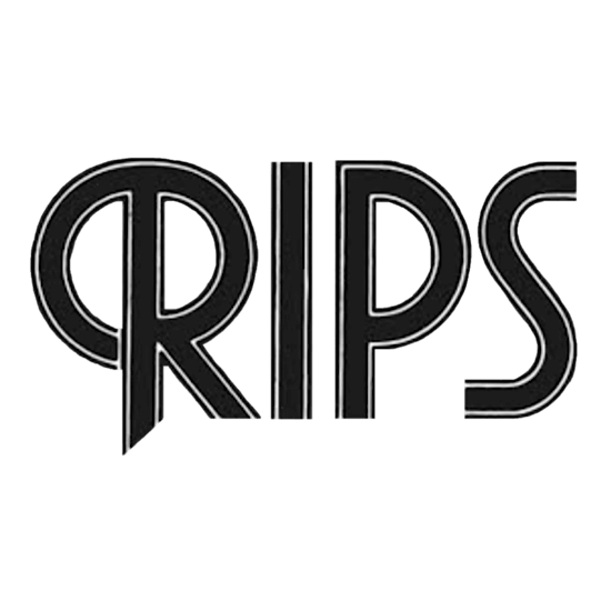 RIPS Logo – Markenlogo des britischen Herstellers für Drehpapier auf Rollen und Zigarettenfilter
