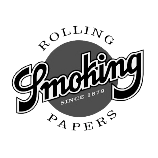 Smoking Logo – Markenlogo des bekannten Herstellers für Zigarettenpapier, Filter und Drehzubehör