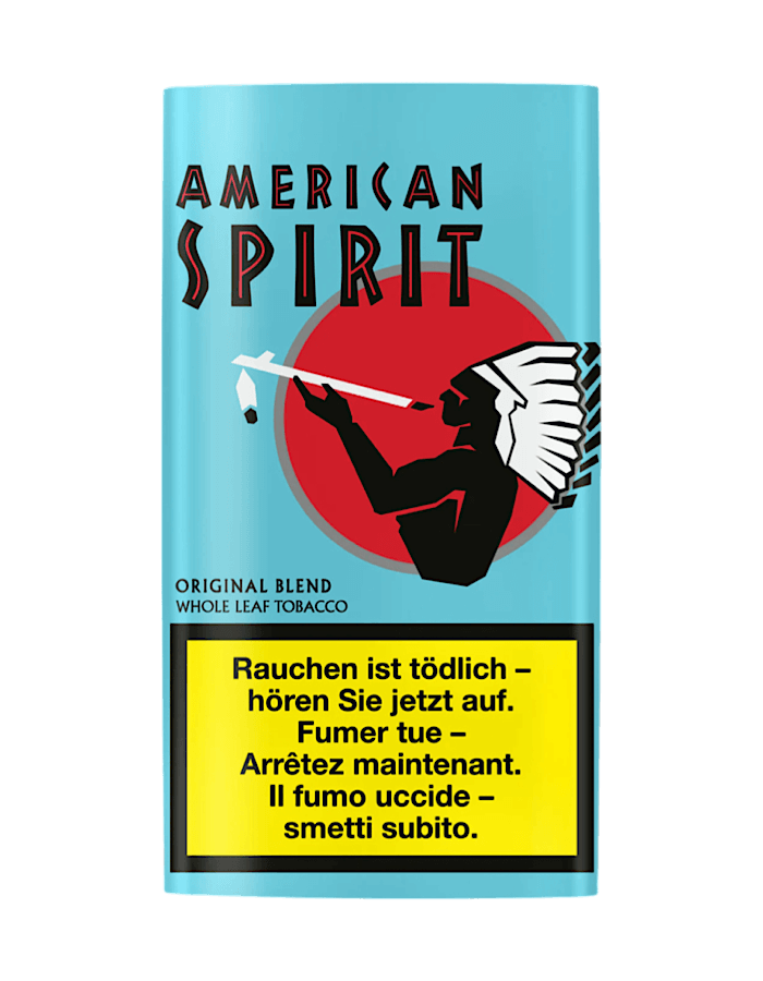 American Spirit Blue Tabakbeutel