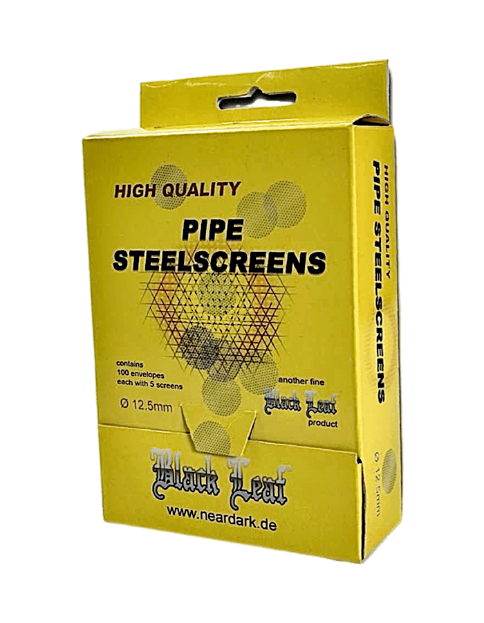 Black Leaf Edelstahlsieb 12,5 mm – feines Metallsieb für Pfeifen, Bongs oder Chillums