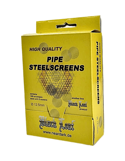 Black Leaf Edelstahlsieb 12,5 mm – feines Metallsieb für Pfeifen, Bongs oder Chillums