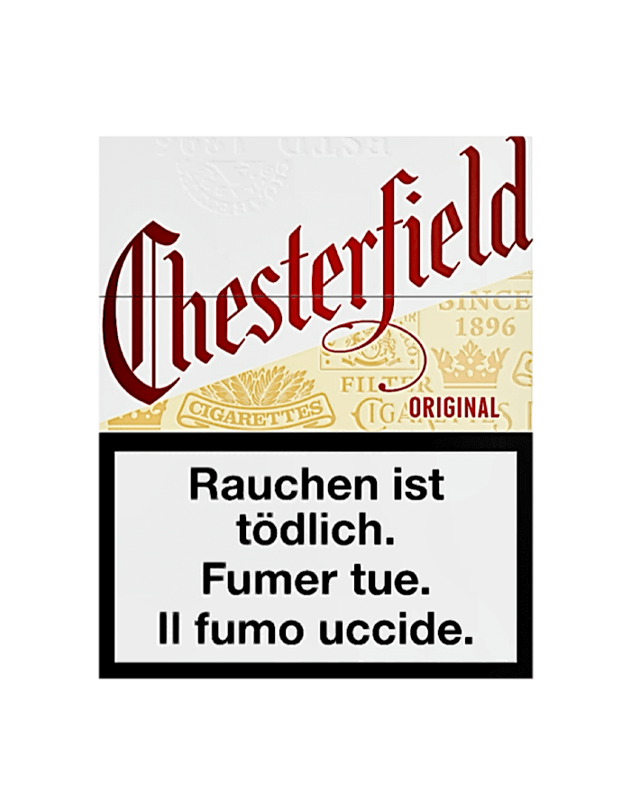 Chesterfield Original Zigaretten Big Pack – 25 Stück starke Filterzigaretten in klassischer Verpackung