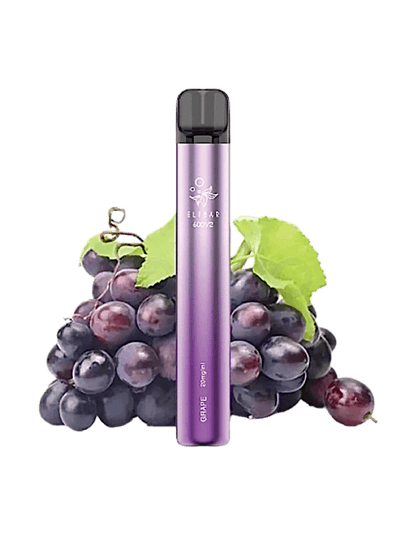Elfbar 600 V2 Grape – Einweg E-Zigarette mit Trauben, passend zur fruchtigen Geschmacksrichtung inszeniert