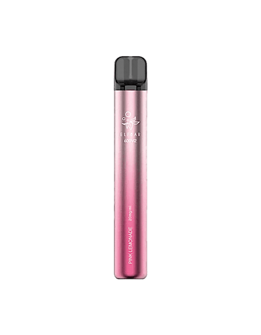 Elfbar 600 V2 Pink Lemonade – Einweg E-Zigarette mit süss-spritzigem Zitronenlimonaden-Geschmack und bis zu 600 Zügen