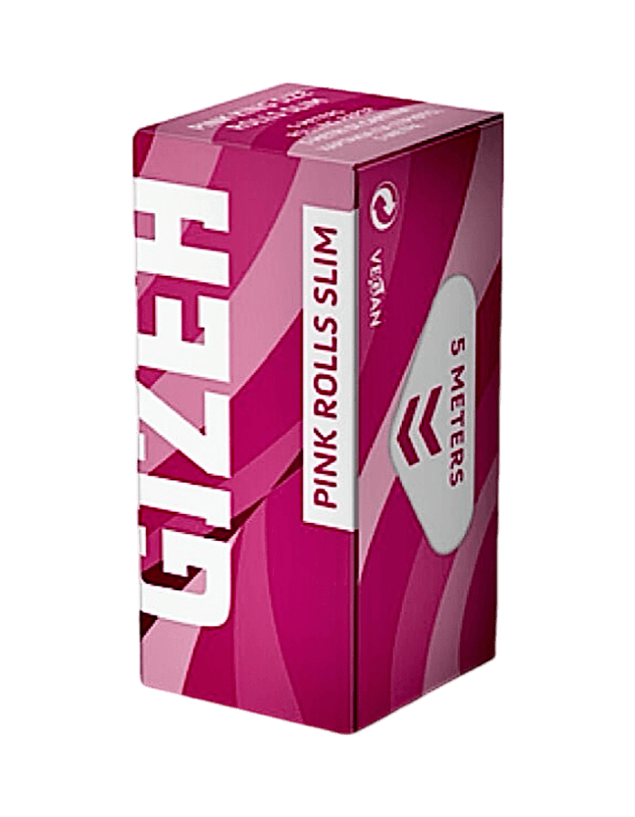 Gizeh Rolls Slim Pink – pinkes Drehpapier auf Rolle im Slim-Format, stylisch und zuschneidbar