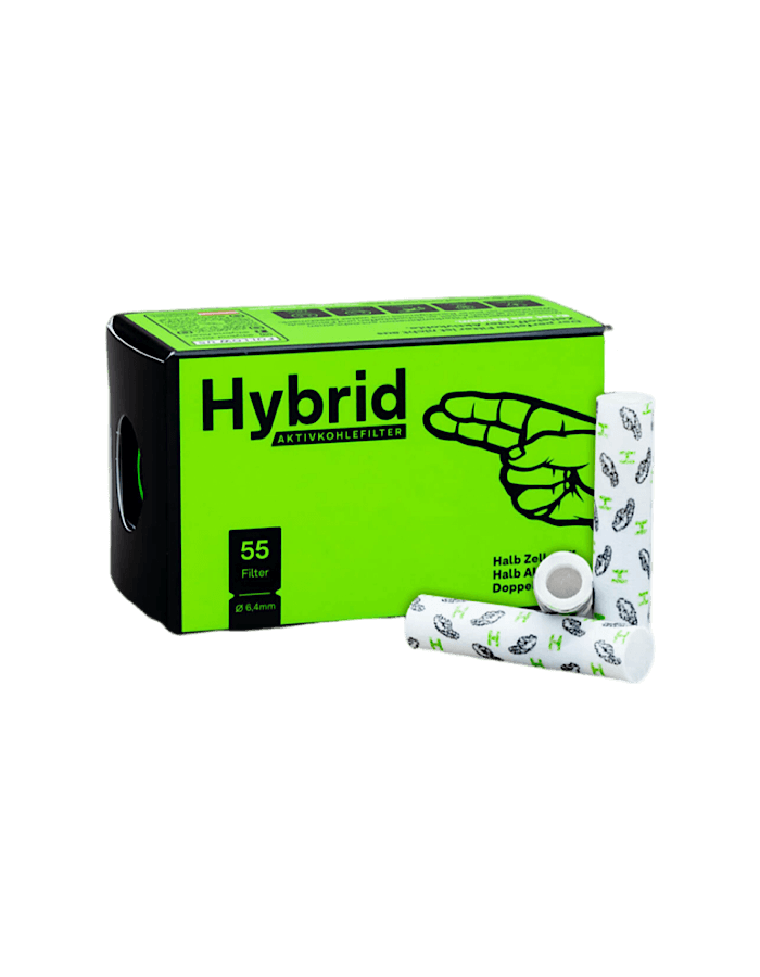 Hybrid Supreme Aktivkohlefilter 55Stk. 6.4mm Weiss