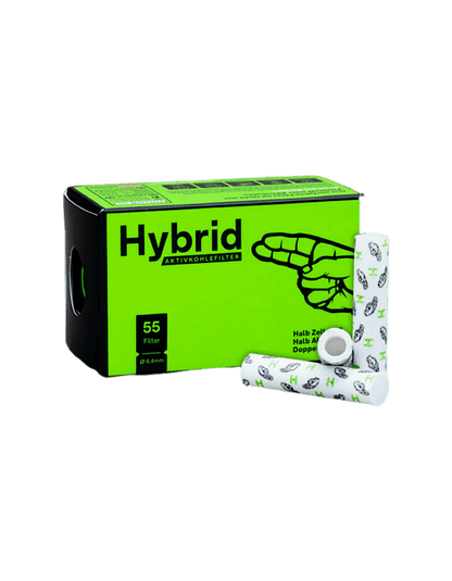 Hybrid Supreme Aktivkohlefilter 55Stk. 6.4mm Weiss