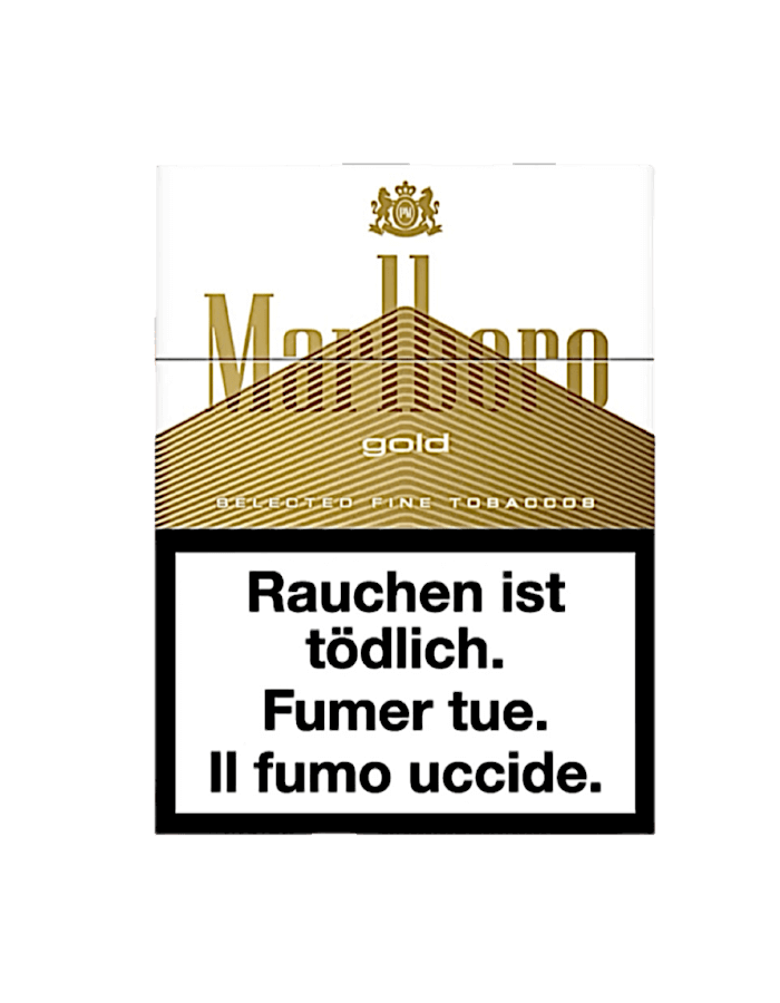 Marlboro Gold Zigaretten Big Pack – 25 Stück milde Filterzigaretten in gold-weisser Verpackung