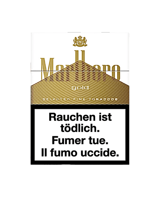Marlboro Gold Zigaretten Big Pack – 25 Stück milde Filterzigaretten in gold-weisser Verpackung
