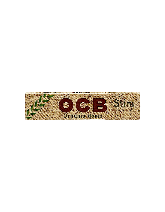 OCB Longpapers Slim Organic Hemp – ungebleichtes Bio-Drehpapier aus Hanf für Joints