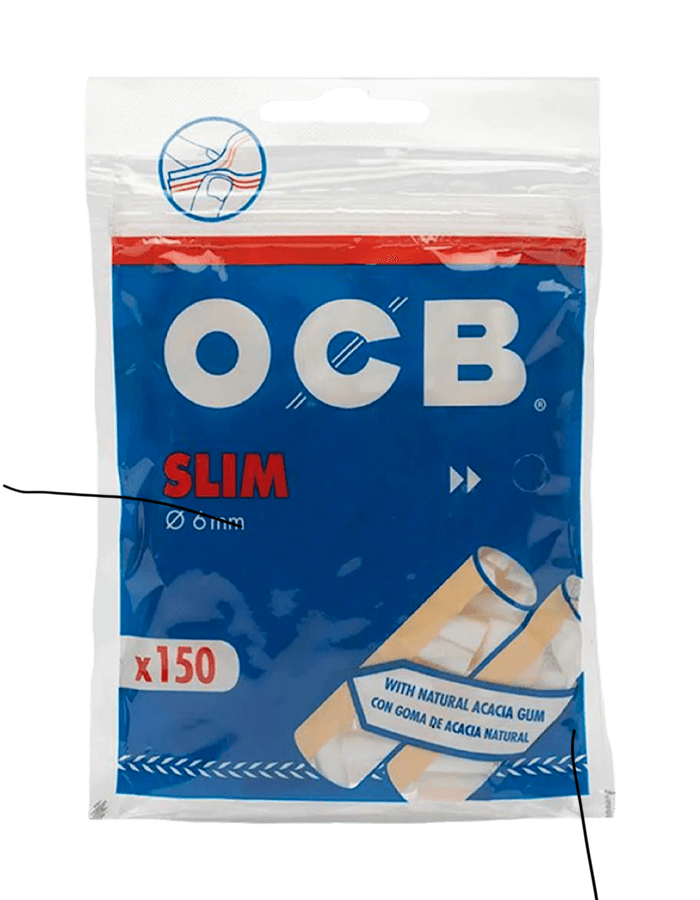 OCB Zigarettenfilter – 150 Filtersticks im Beutel zum Selbstdrehen