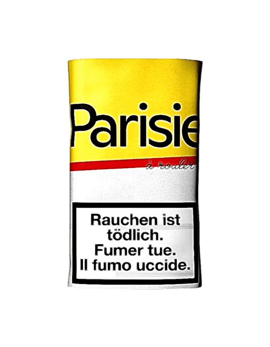 Parisienne Gelb Tabakbeutel 25 g – milder Feinschnitt-Tabak in wiederverschliessbarer Verpackung