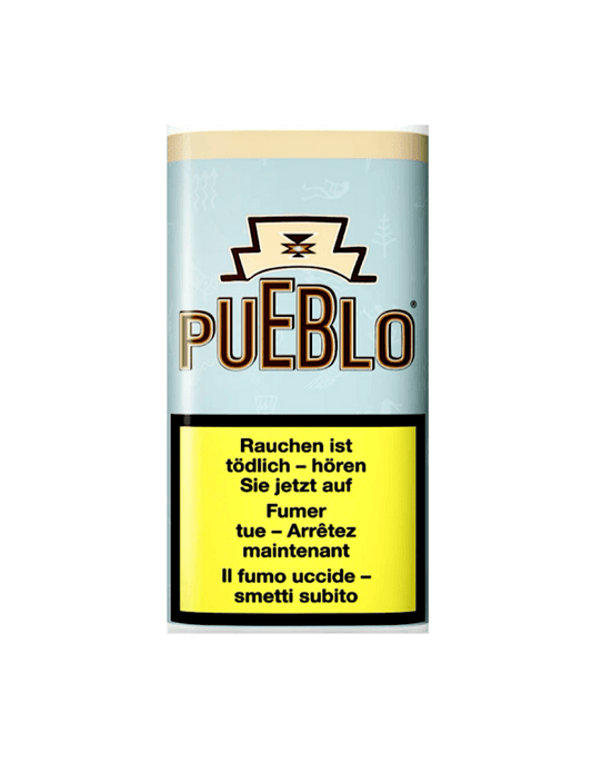 Pueblo Blau Tabakbeutel 25 g – naturbelassener Feinschnitt-Tabak ohne Zusatzstoffe