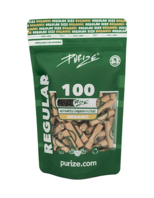 Purize Aktivkohlefilter Regular Size 100Stk. 9mm Organic
