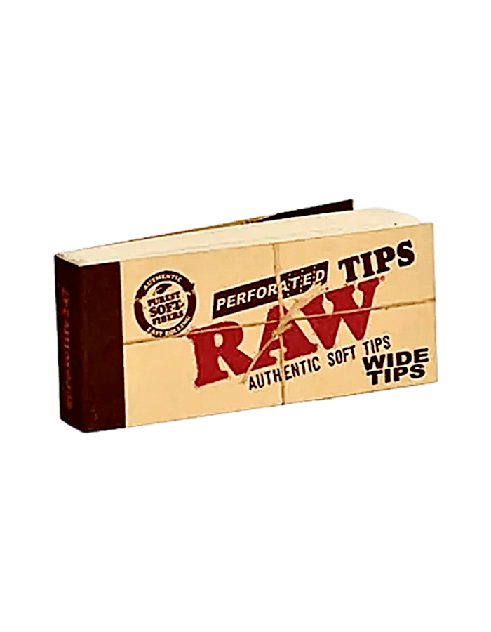 RAW Perforated Filtertips – ungebleichte vorperforierte Filter aus Naturpapier zum Selbstdrehen