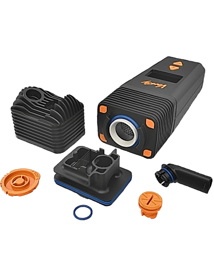 Storz & Bickel Venty auseinandergebaut – alle Einzelteile des Vaporizers übersichtlich dargestellt