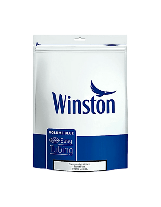 Winston Blue Drehtabak 145 g – milder Feinschnitt-Tabak im grossen wiederverschliessbaren Beutel