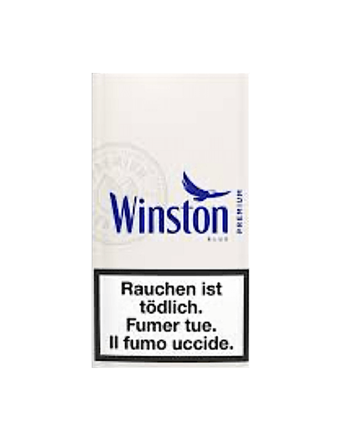 Winston Blue Tabakbeutel 25 g – loser Feinschnitt-Tabak in wiederverschliessbarer Verpackung