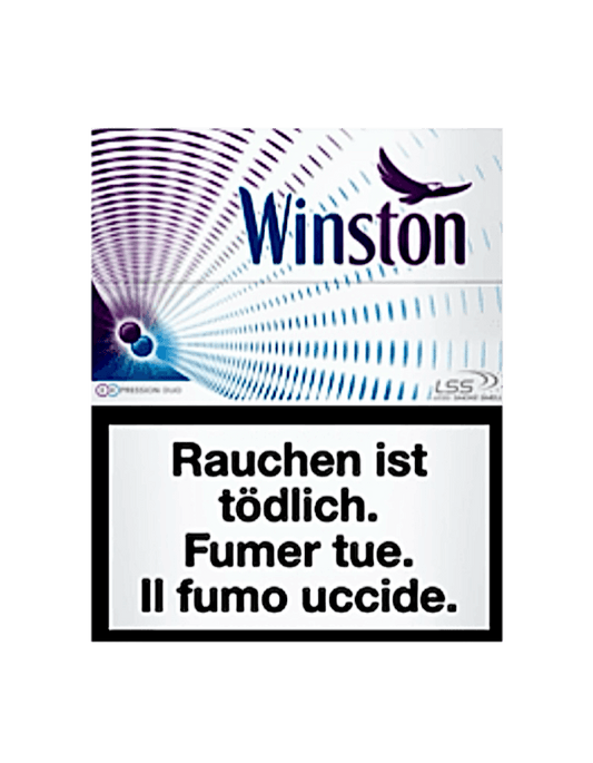 Winston Expression Duo Zigaretten Big Pack – 26 Stück mit Aromakapsel im Filter für wählbaren Geschmack